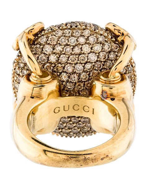 gucci horsebit ring|gucci yellow gold horsebit ring.